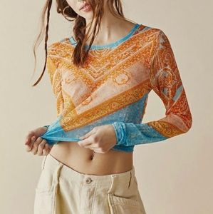 Free People - Sheer crop top